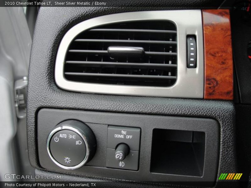Sheer Silver Metallic / Ebony 2010 Chevrolet Tahoe LT
