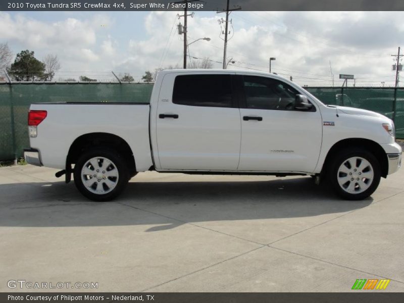 Super White / Sand Beige 2010 Toyota Tundra SR5 CrewMax 4x4