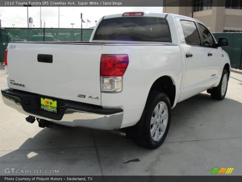 Super White / Sand Beige 2010 Toyota Tundra SR5 CrewMax 4x4