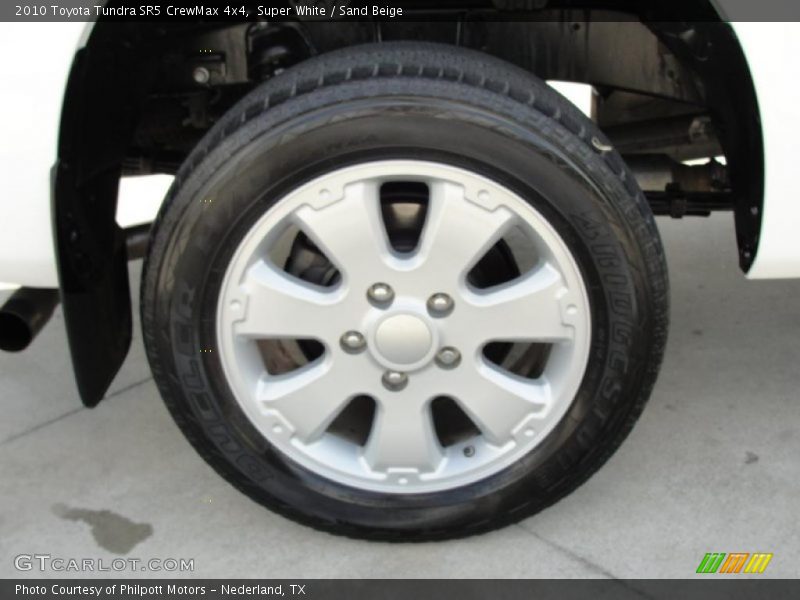 Super White / Sand Beige 2010 Toyota Tundra SR5 CrewMax 4x4