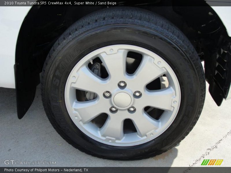 Super White / Sand Beige 2010 Toyota Tundra SR5 CrewMax 4x4