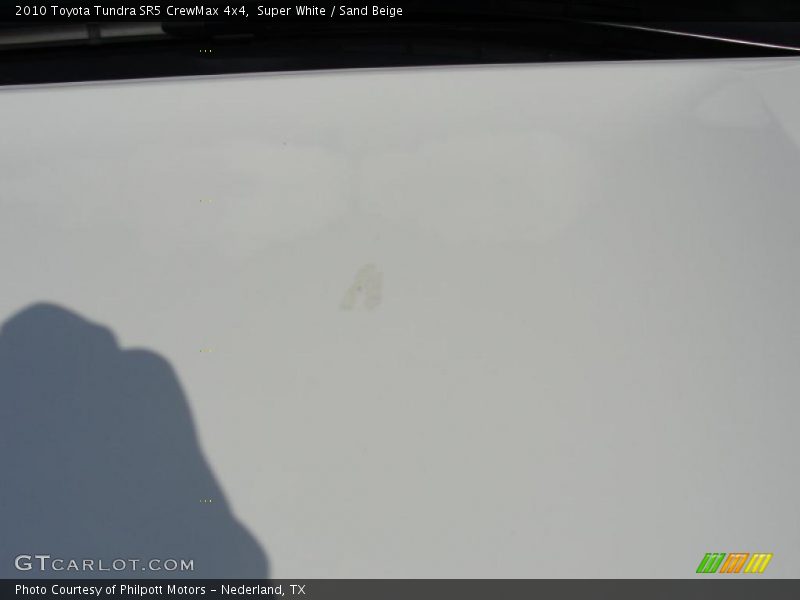 Super White / Sand Beige 2010 Toyota Tundra SR5 CrewMax 4x4