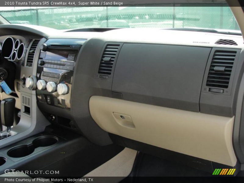 Super White / Sand Beige 2010 Toyota Tundra SR5 CrewMax 4x4