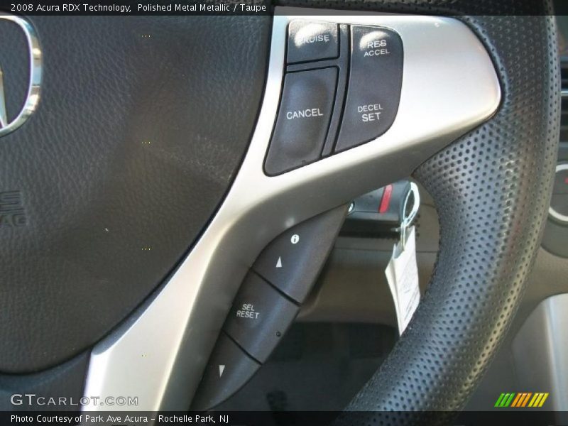Polished Metal Metallic / Taupe 2008 Acura RDX Technology