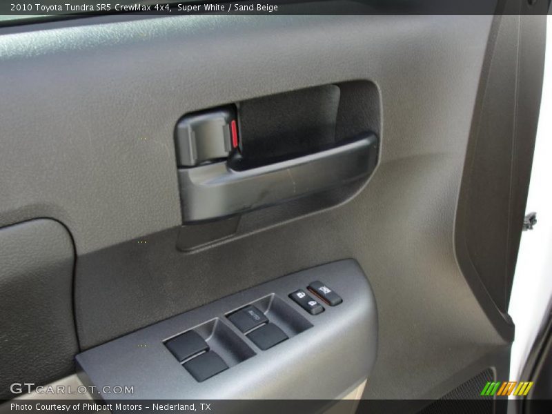 Super White / Sand Beige 2010 Toyota Tundra SR5 CrewMax 4x4