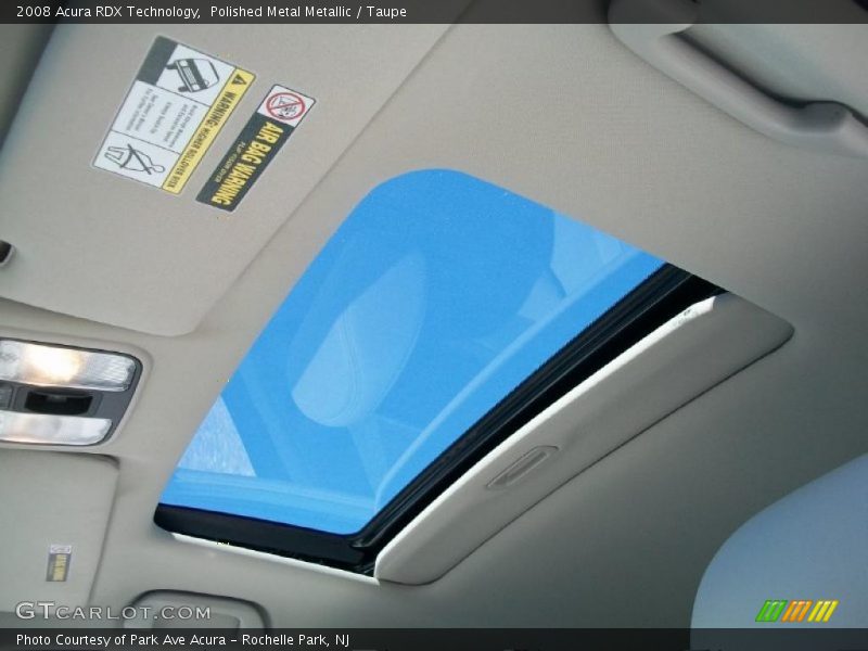 Polished Metal Metallic / Taupe 2008 Acura RDX Technology