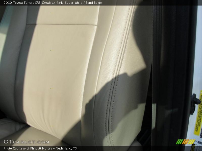 Super White / Sand Beige 2010 Toyota Tundra SR5 CrewMax 4x4