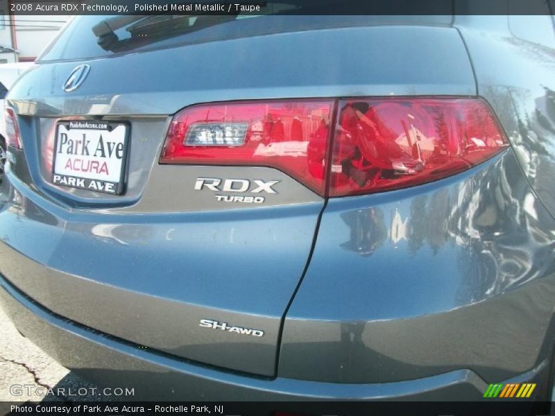 Polished Metal Metallic / Taupe 2008 Acura RDX Technology