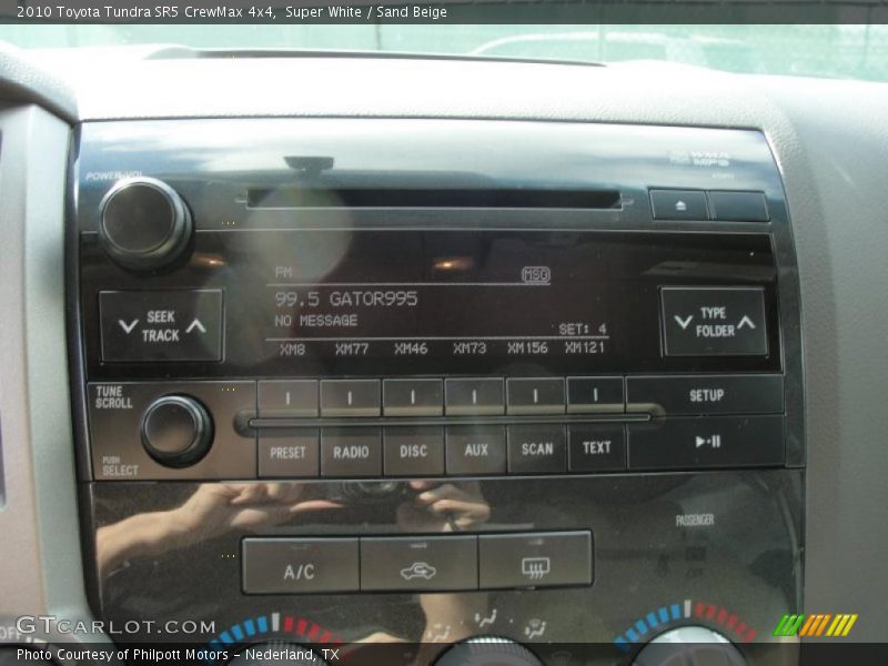 Super White / Sand Beige 2010 Toyota Tundra SR5 CrewMax 4x4
