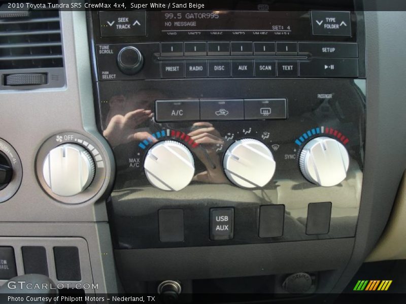 Super White / Sand Beige 2010 Toyota Tundra SR5 CrewMax 4x4