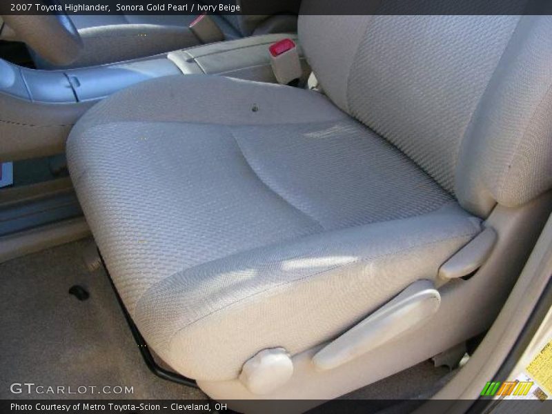 Sonora Gold Pearl / Ivory Beige 2007 Toyota Highlander