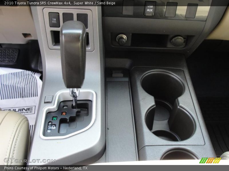 Super White / Sand Beige 2010 Toyota Tundra SR5 CrewMax 4x4