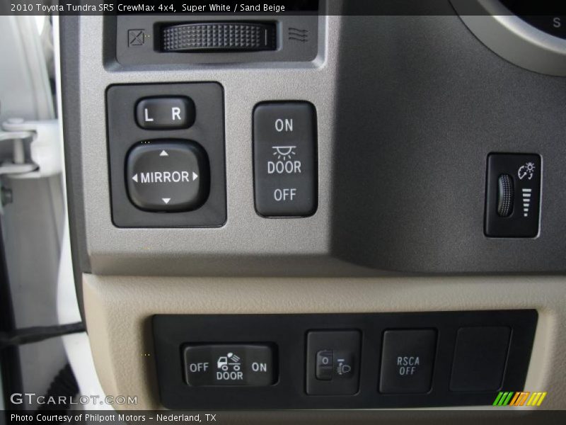 Super White / Sand Beige 2010 Toyota Tundra SR5 CrewMax 4x4
