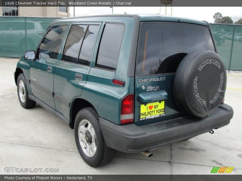 Woodland Green Metallic / Charcoal 1998 Chevrolet Tracker Hard Top