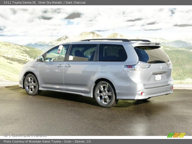 Silver Sky Metallic / Dark Charcoal 2011 Toyota Sienna SE