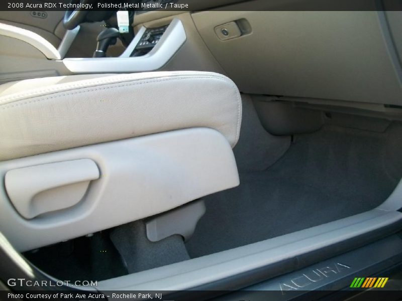 Polished Metal Metallic / Taupe 2008 Acura RDX Technology
