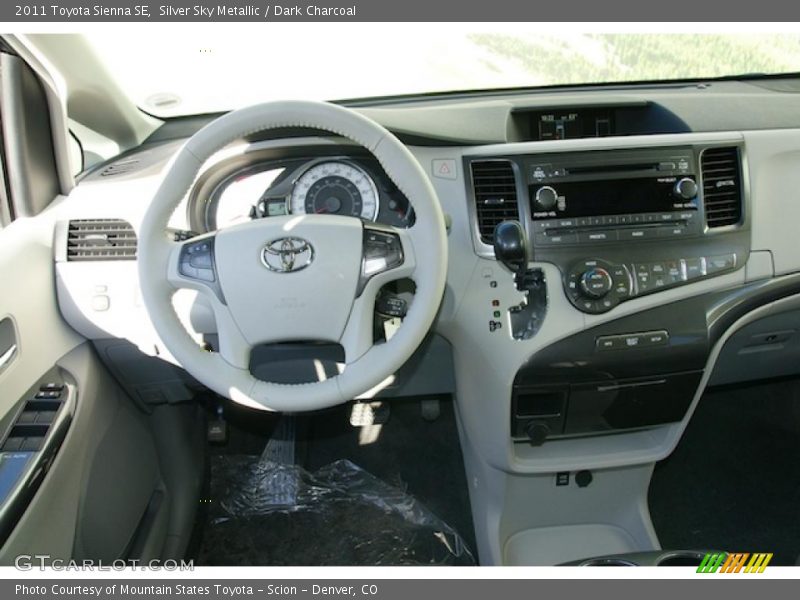Silver Sky Metallic / Dark Charcoal 2011 Toyota Sienna SE