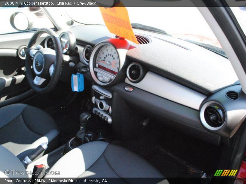 Chili Red / Grey/Black 2008 Mini Cooper Hardtop