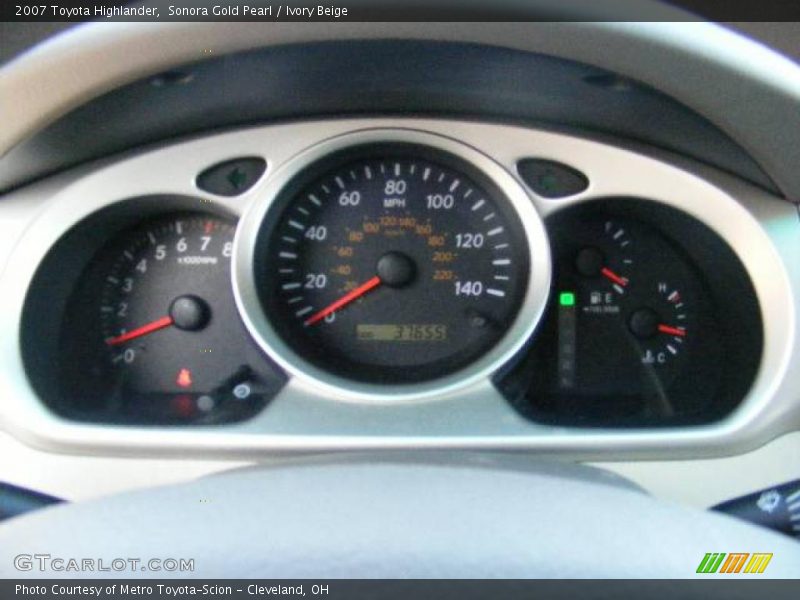 Sonora Gold Pearl / Ivory Beige 2007 Toyota Highlander