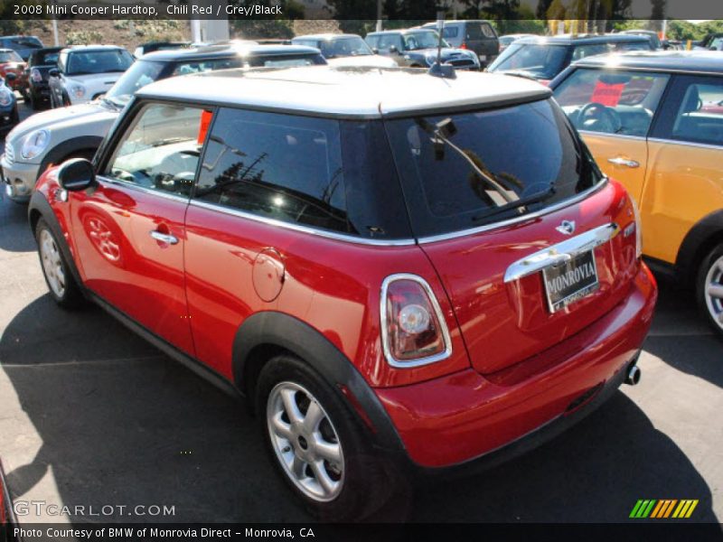 Chili Red / Grey/Black 2008 Mini Cooper Hardtop
