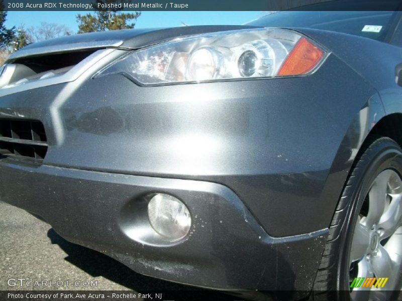 Polished Metal Metallic / Taupe 2008 Acura RDX Technology