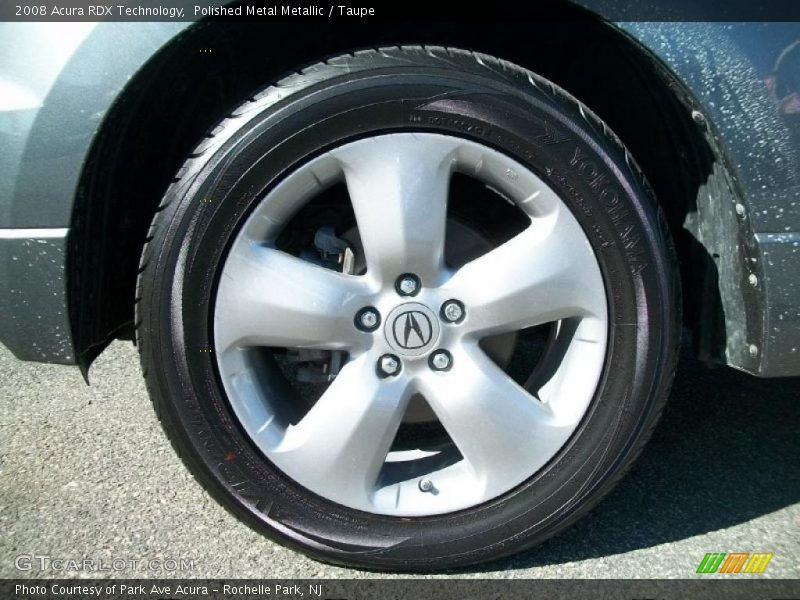 Polished Metal Metallic / Taupe 2008 Acura RDX Technology