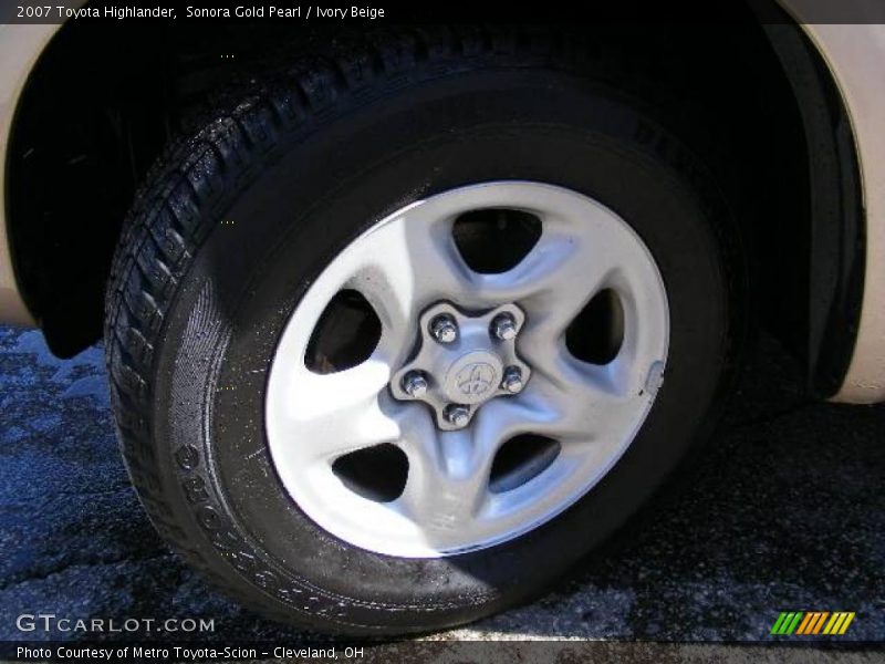 Sonora Gold Pearl / Ivory Beige 2007 Toyota Highlander