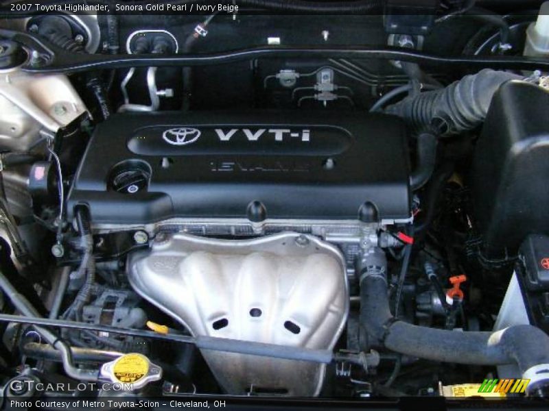 Sonora Gold Pearl / Ivory Beige 2007 Toyota Highlander