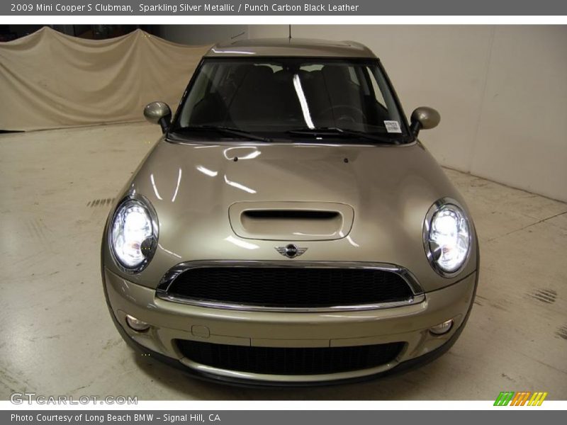 Sparkling Silver Metallic / Punch Carbon Black Leather 2009 Mini Cooper S Clubman