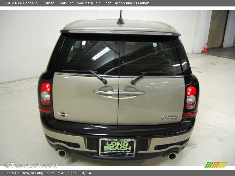 Sparkling Silver Metallic / Punch Carbon Black Leather 2009 Mini Cooper S Clubman