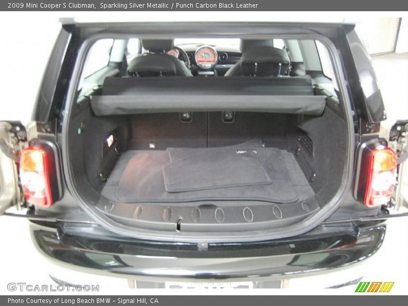 Sparkling Silver Metallic / Punch Carbon Black Leather 2009 Mini Cooper S Clubman