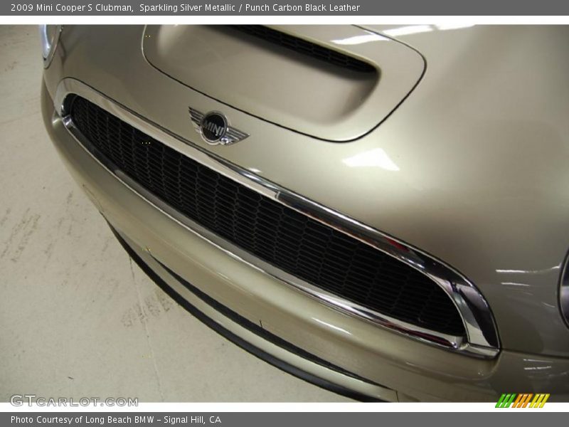 Sparkling Silver Metallic / Punch Carbon Black Leather 2009 Mini Cooper S Clubman