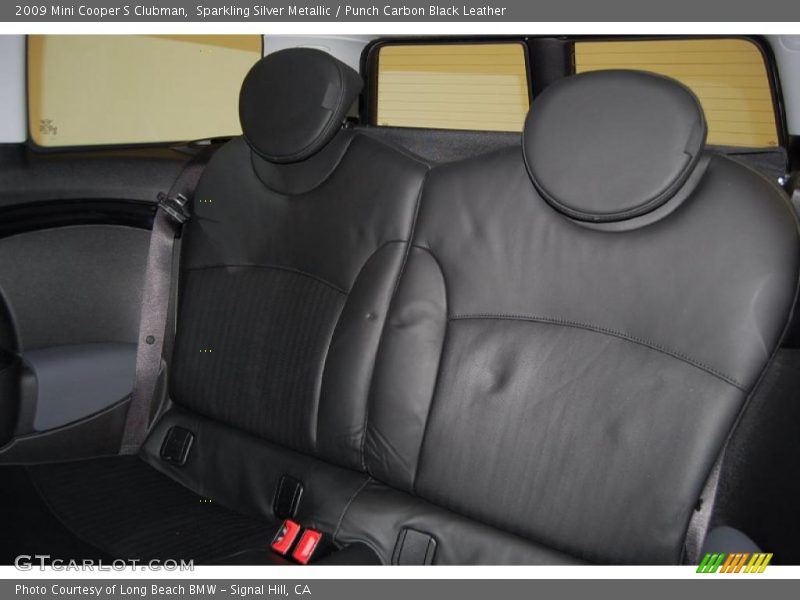 Sparkling Silver Metallic / Punch Carbon Black Leather 2009 Mini Cooper S Clubman