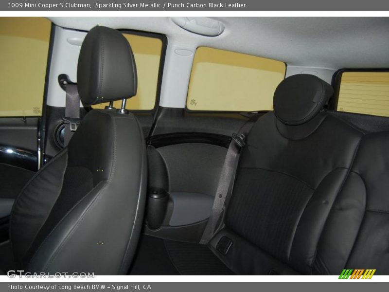 Sparkling Silver Metallic / Punch Carbon Black Leather 2009 Mini Cooper S Clubman