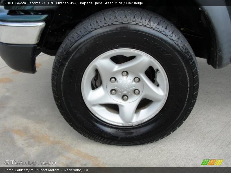 Imperial Jade Green Mica / Oak Beige 2001 Toyota Tacoma V6 TRD Xtracab 4x4