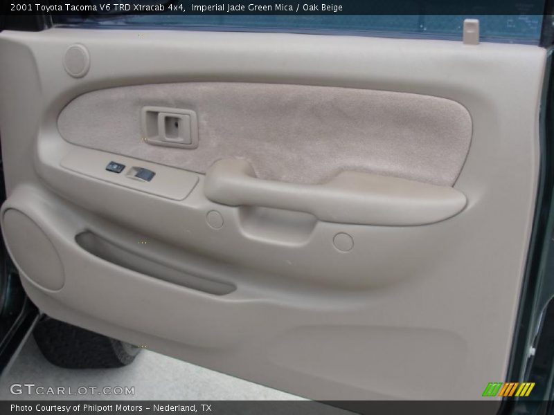 Imperial Jade Green Mica / Oak Beige 2001 Toyota Tacoma V6 TRD Xtracab 4x4