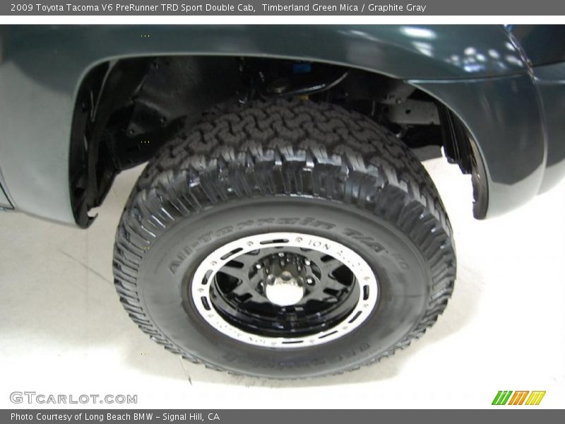 Timberland Green Mica / Graphite Gray 2009 Toyota Tacoma V6 PreRunner TRD Sport Double Cab