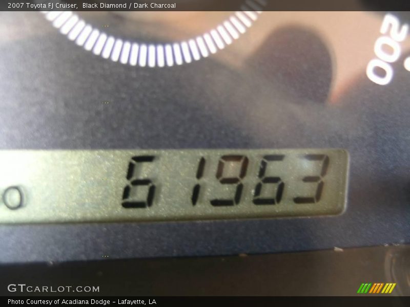 Black Diamond / Dark Charcoal 2007 Toyota FJ Cruiser