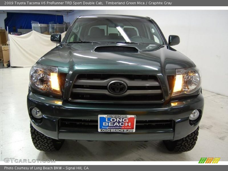 Timberland Green Mica / Graphite Gray 2009 Toyota Tacoma V6 PreRunner TRD Sport Double Cab
