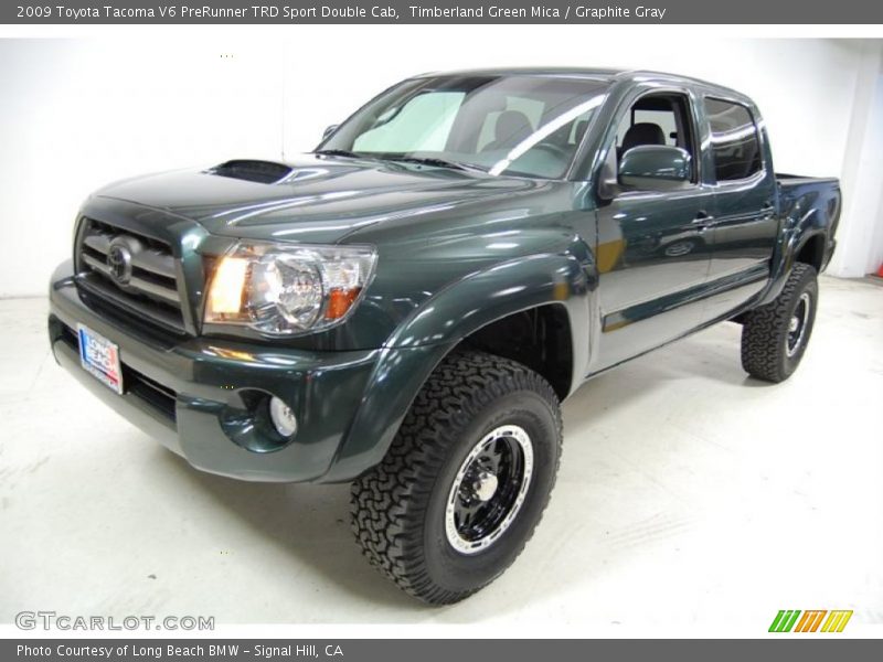 Timberland Green Mica / Graphite Gray 2009 Toyota Tacoma V6 PreRunner TRD Sport Double Cab