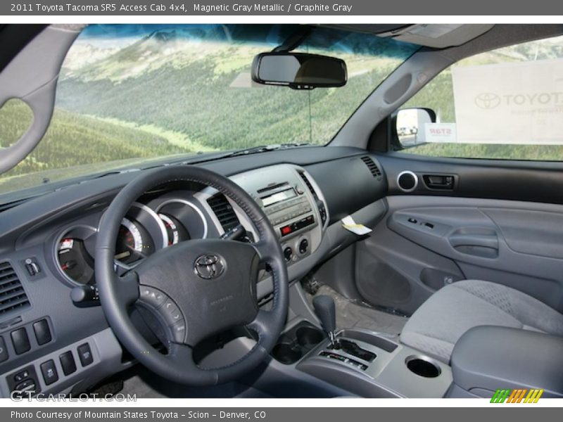  2011 Tacoma SR5 Access Cab 4x4 Graphite Gray Interior