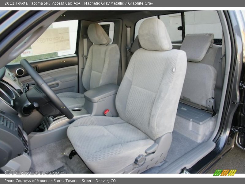  2011 Tacoma SR5 Access Cab 4x4 Graphite Gray Interior