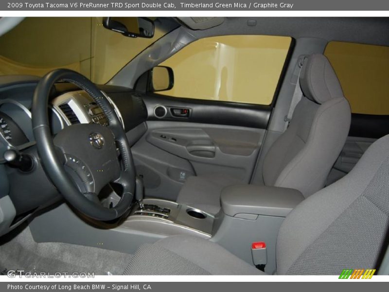 Timberland Green Mica / Graphite Gray 2009 Toyota Tacoma V6 PreRunner TRD Sport Double Cab