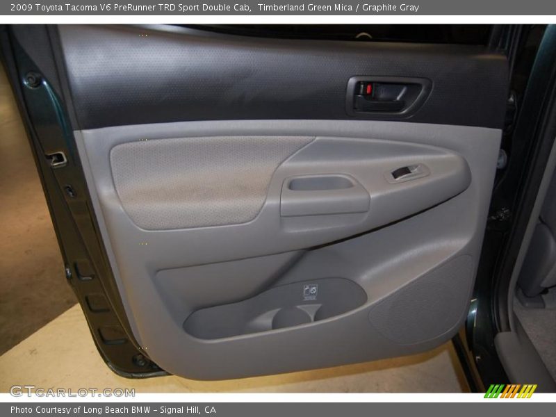 Timberland Green Mica / Graphite Gray 2009 Toyota Tacoma V6 PreRunner TRD Sport Double Cab