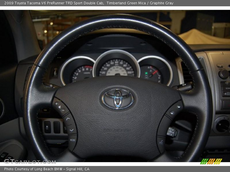 Timberland Green Mica / Graphite Gray 2009 Toyota Tacoma V6 PreRunner TRD Sport Double Cab