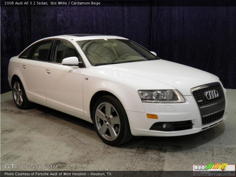 Ibis White / Cardamom Beige 2008 Audi A6 3.2 Sedan