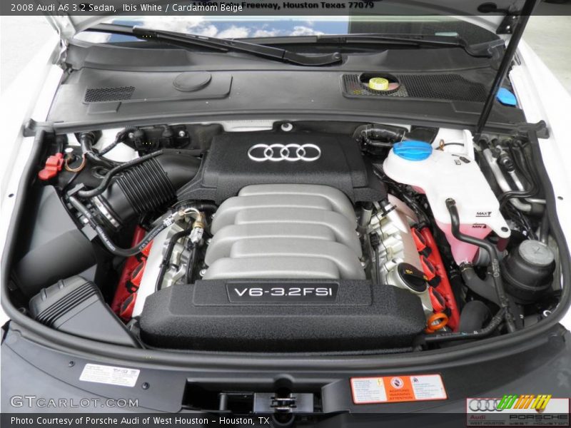 Ibis White / Cardamom Beige 2008 Audi A6 3.2 Sedan