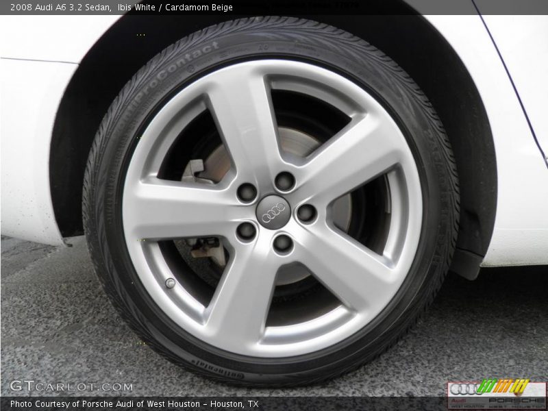 Ibis White / Cardamom Beige 2008 Audi A6 3.2 Sedan