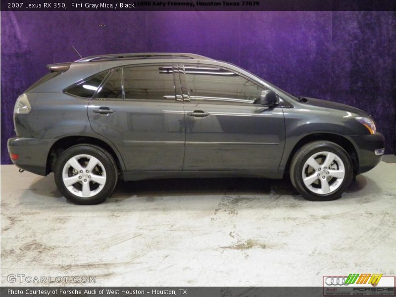 Flint Gray Mica / Black 2007 Lexus RX 350