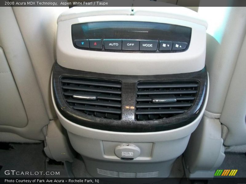 Aspen White Pearl / Taupe 2008 Acura MDX Technology